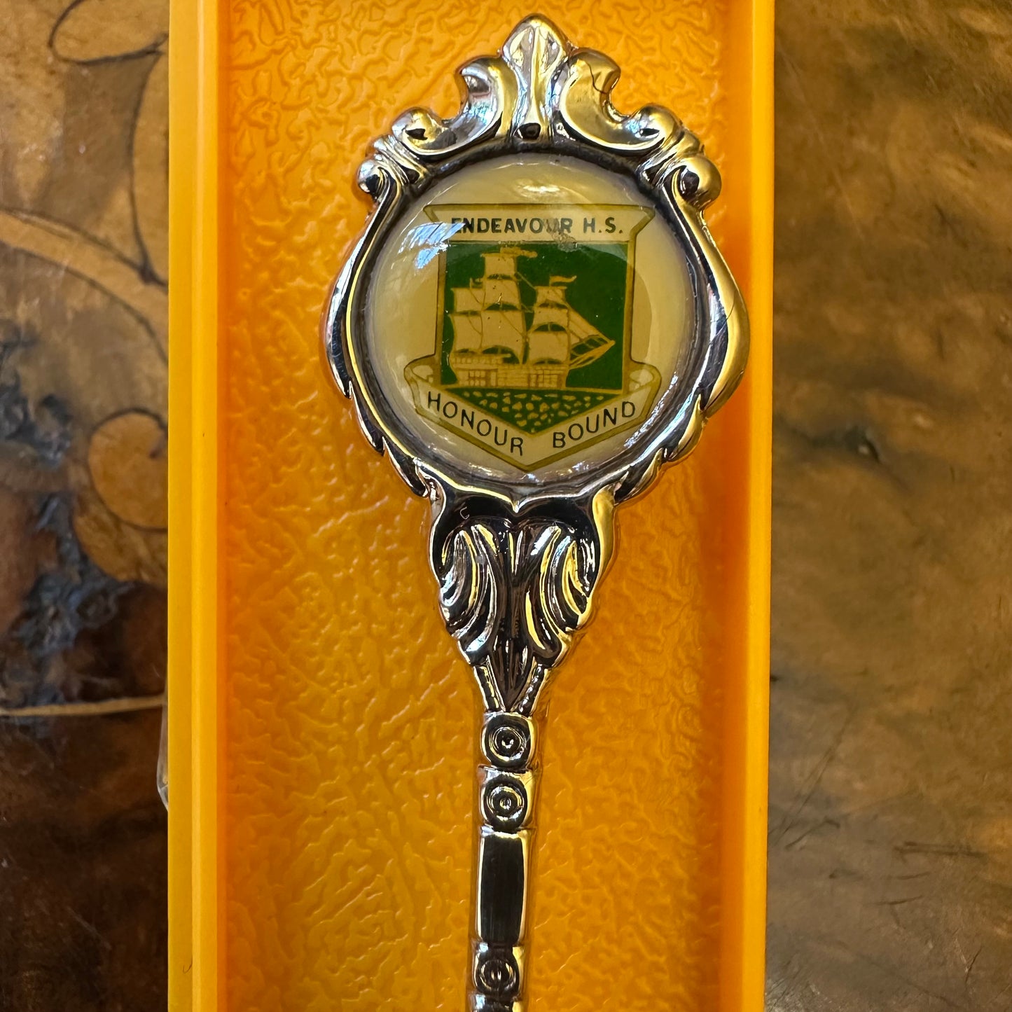 Stuart Silver Plated Endeavour HS Honour Bound Spoon In Box