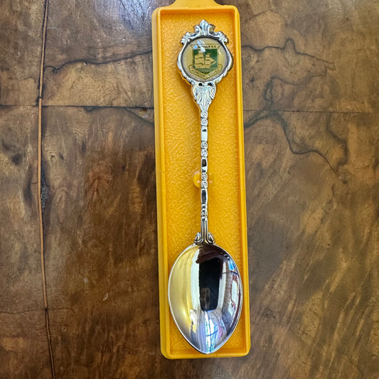 Stuart Silver Plated Endeavour HS Honour Bound Tea Spoon In Box