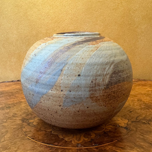 Studio Pottery Round Large Vase 
