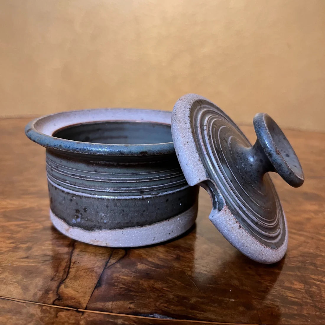 Pottery Sugar Bowl