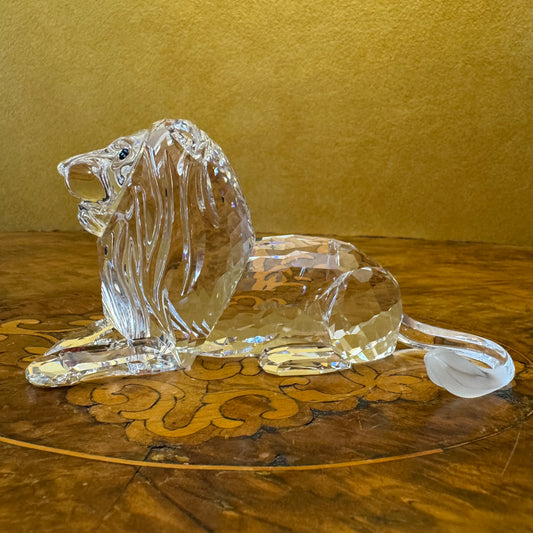 Swarovski Crystal 1995 Annual Edition Inspiration Africa Lion Figurine 