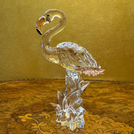 Swarovski Crystal 2002 Flamingo Figurine 