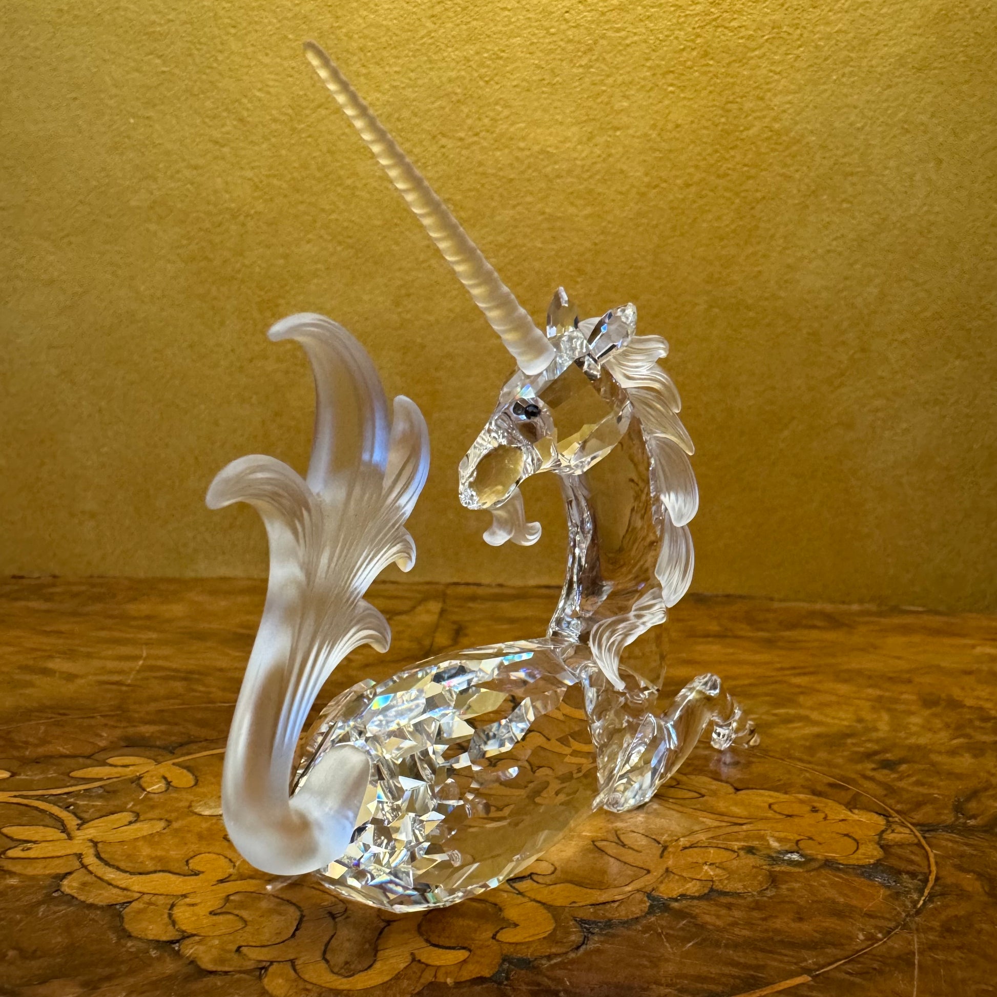 Swarovski Crystal Annual Edition Unicorn Ornament Figurine 