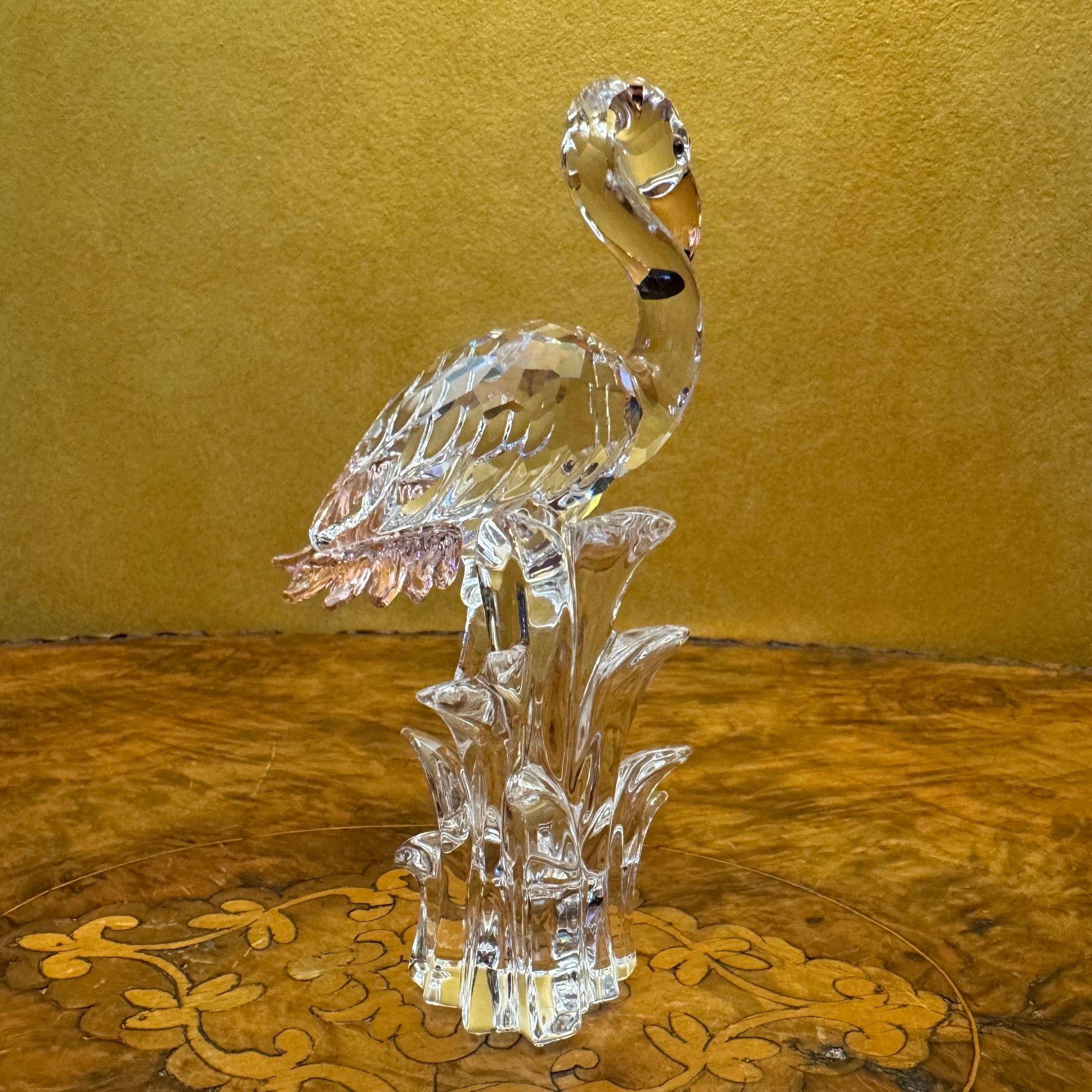 Swarovski Crystal Flamingo Figurine 