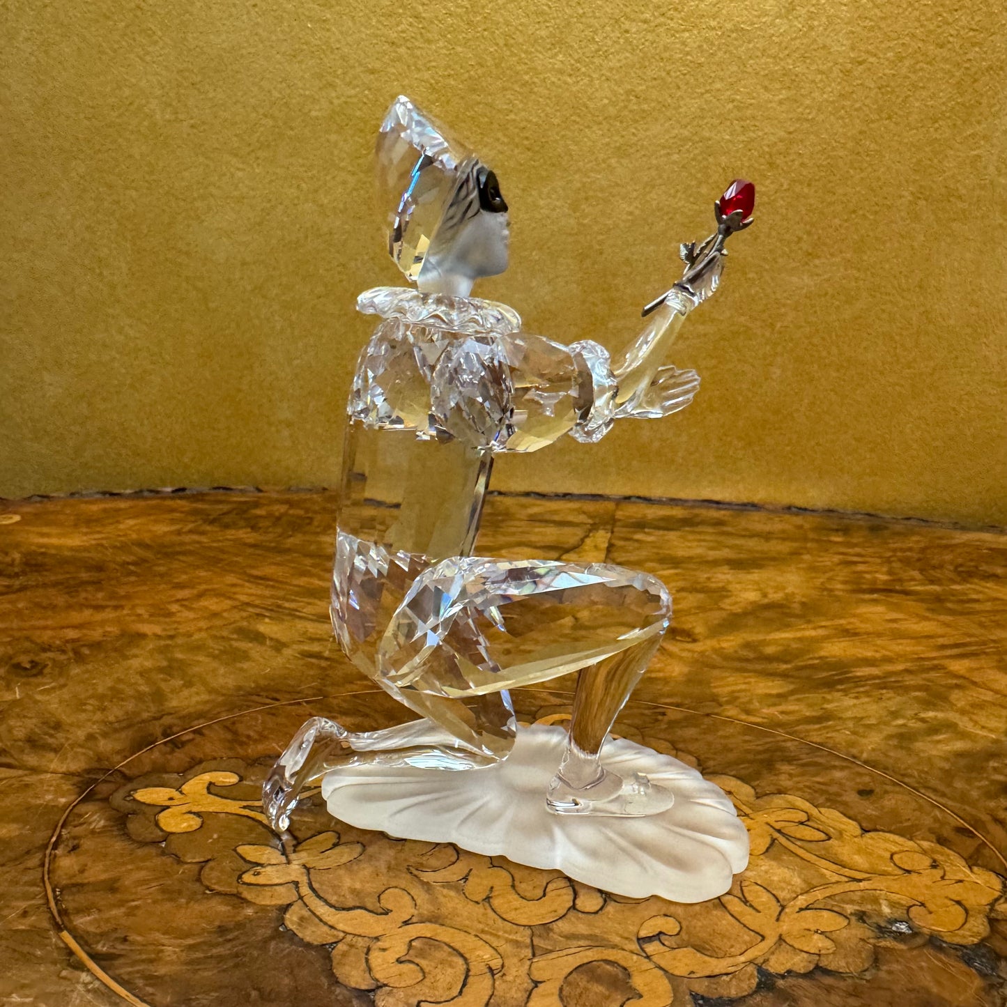 Swarovski Crystal Masquerade 2001 Harlequin Statue 