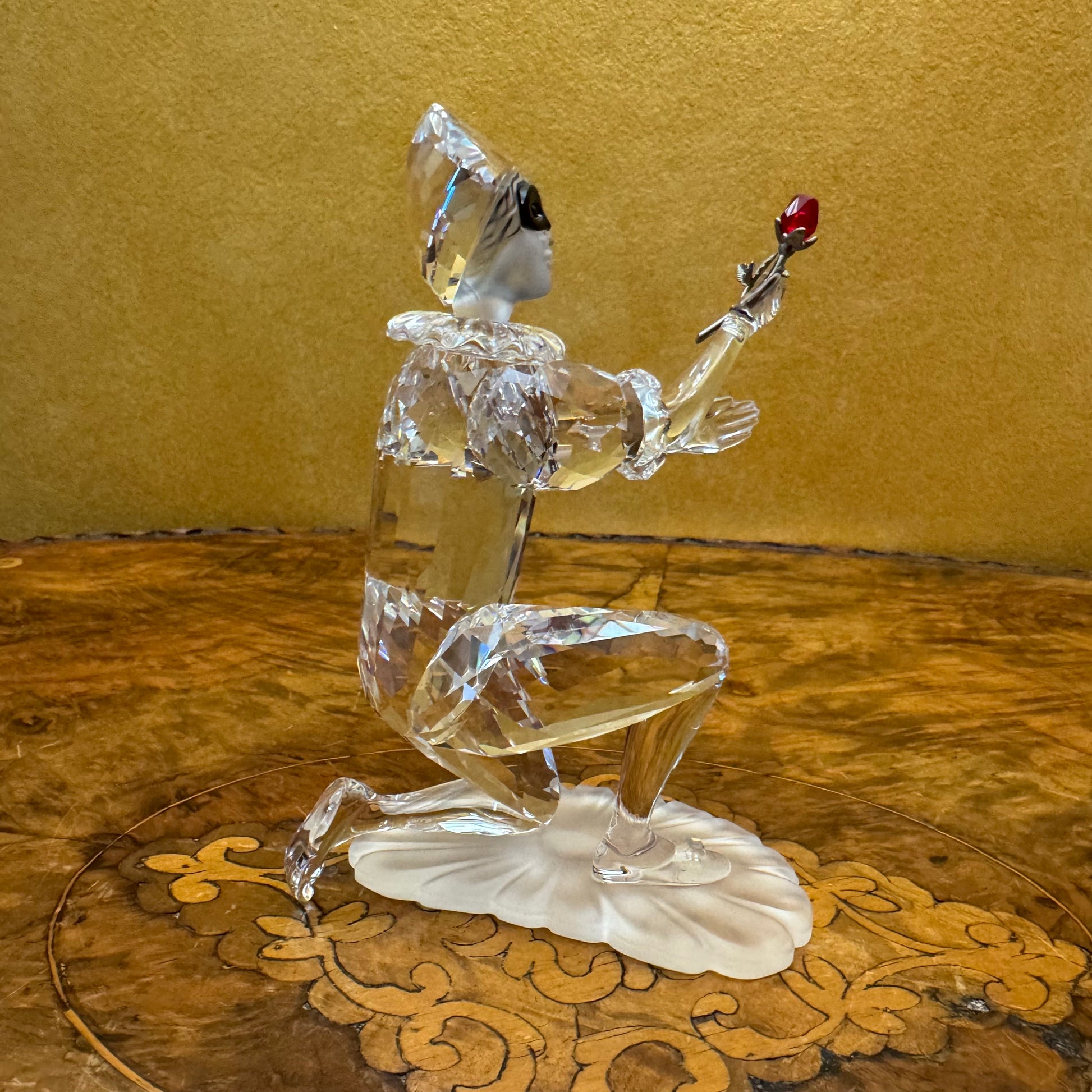 Swarovski Crystal Masquerade 2001 Harlequin Statue 
