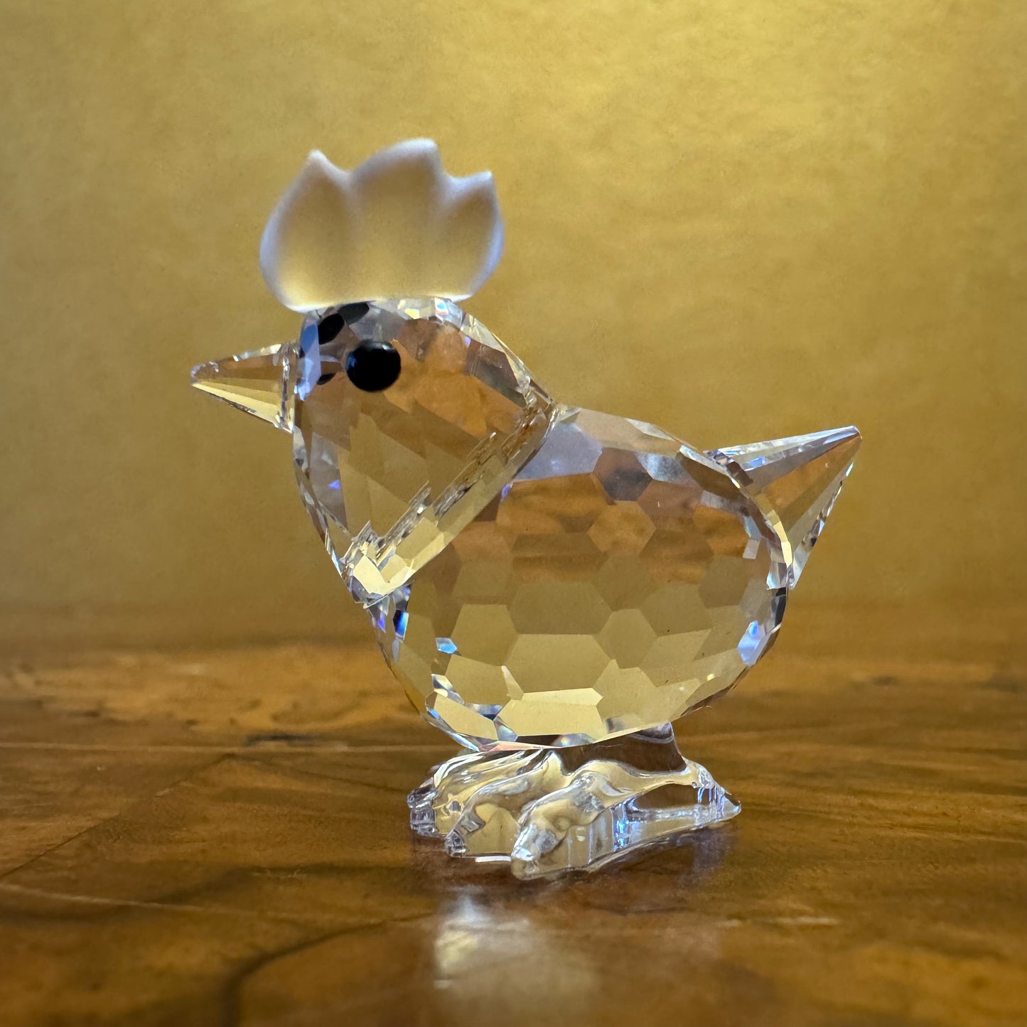 Swarovski Crystal Miniature Hen Figurine 