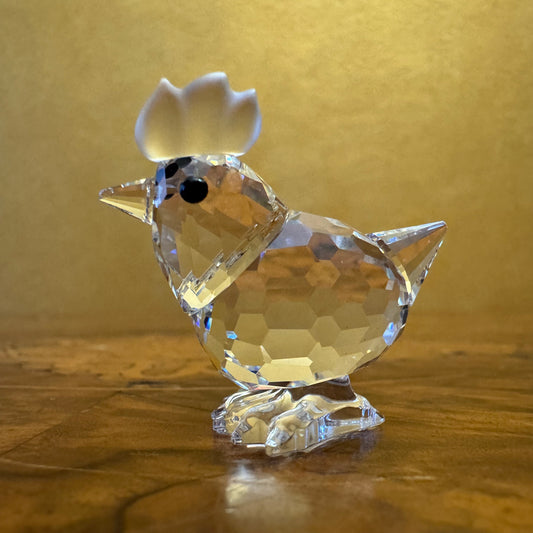 Swarovski Crystal Miniature Hen Figurine 