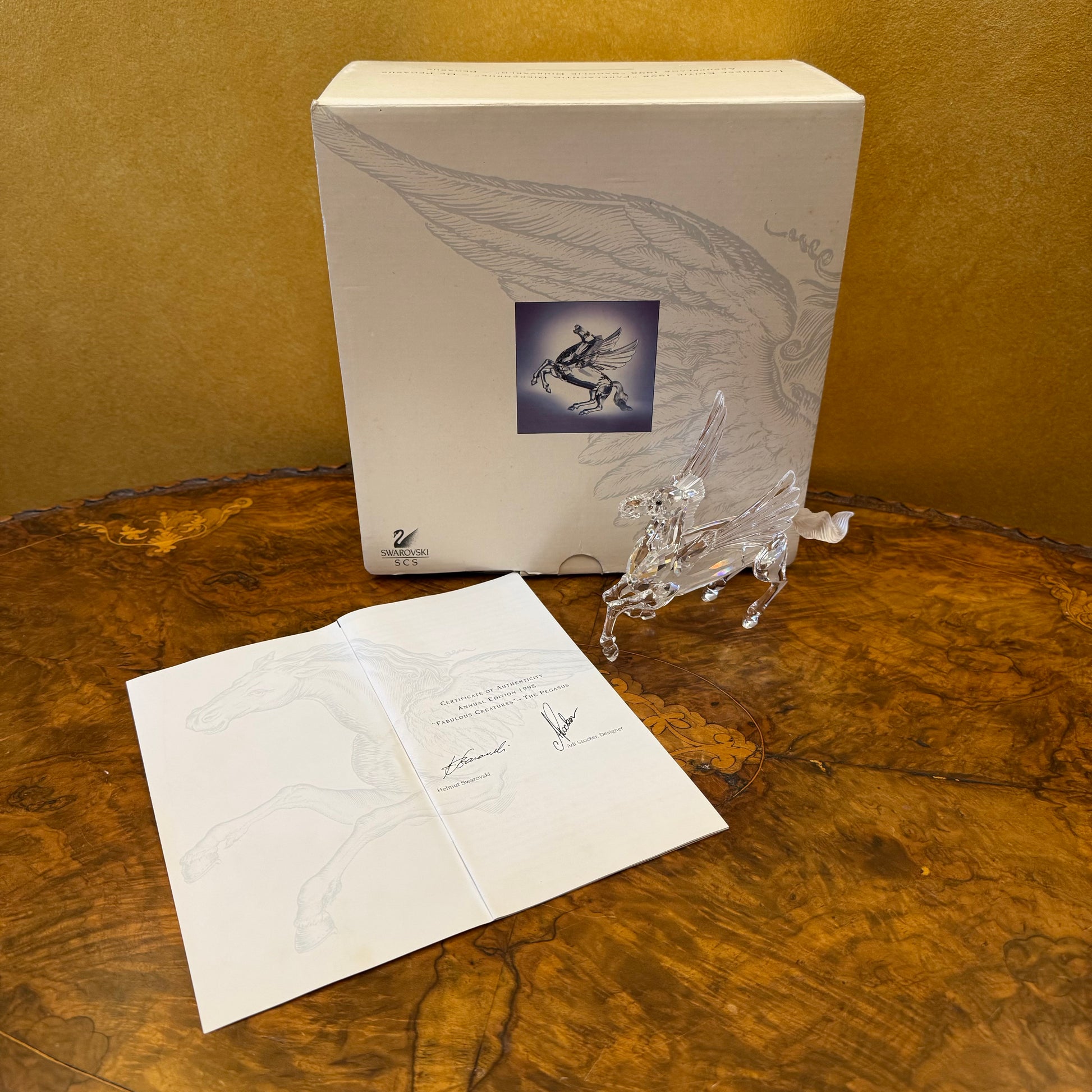 Swarovski Crystal  Pegasus Ornament 