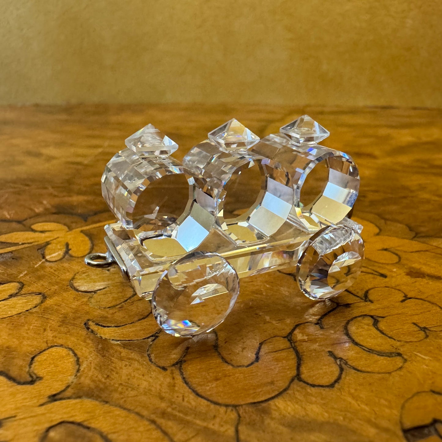 Swarovski Crystal Petrol Wagon Train 