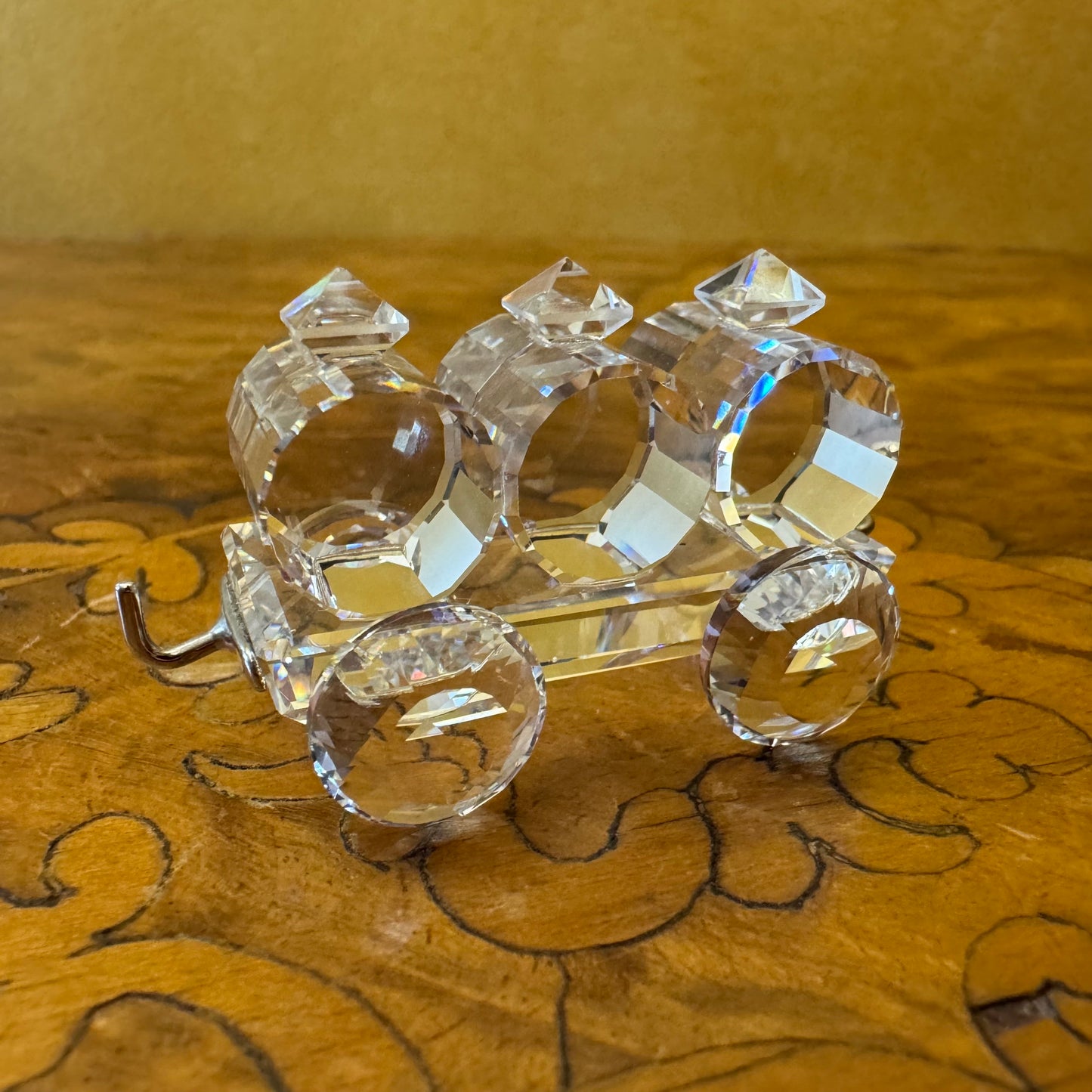 Swarovski Crystal Petrol Wagon Train Set
