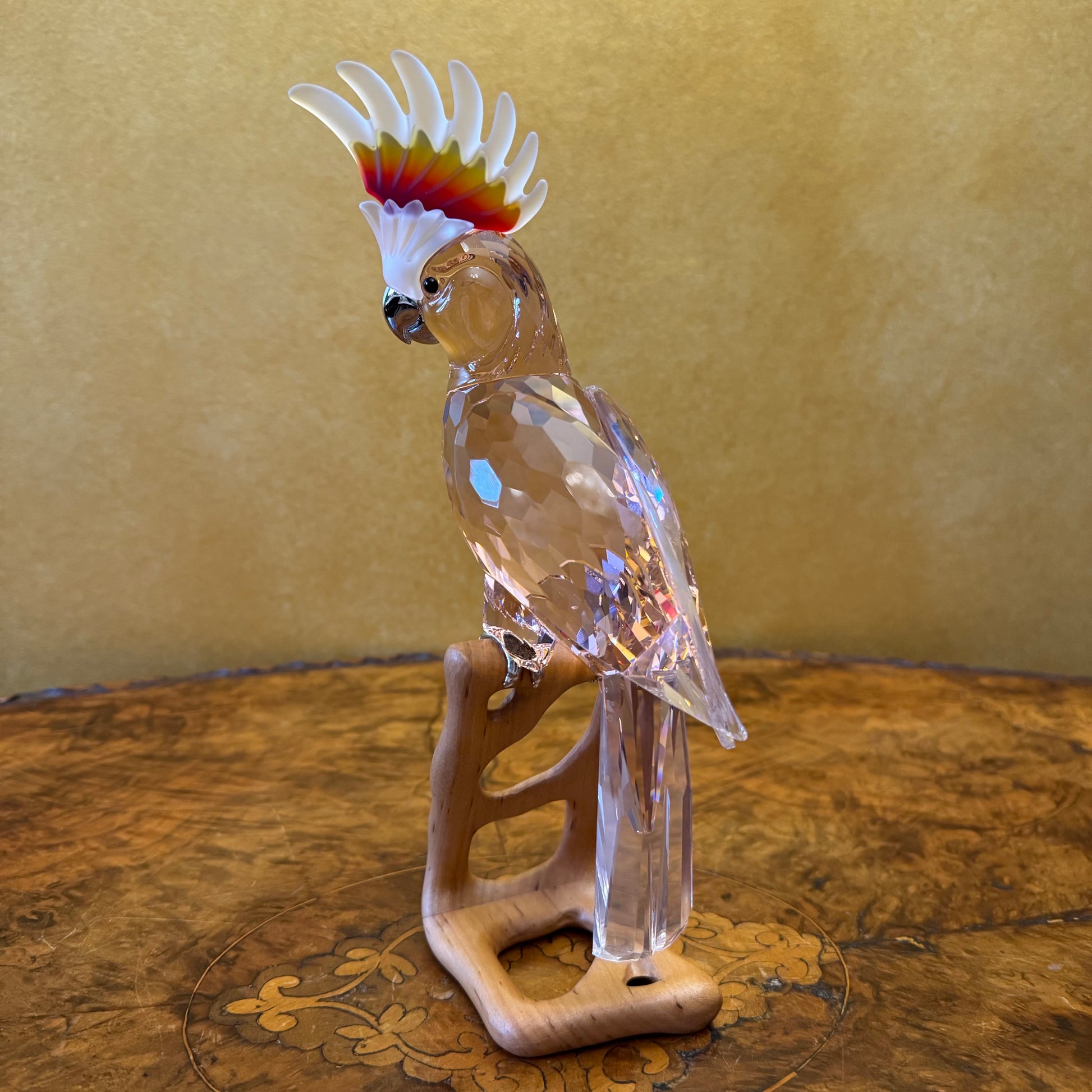 Swarovski Crystal Pink Cockatoo 