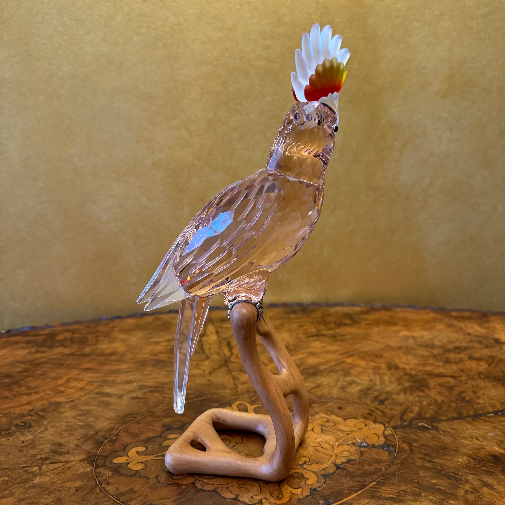 Swarovski Crystal Pink Cockatoo Paradise Birds 