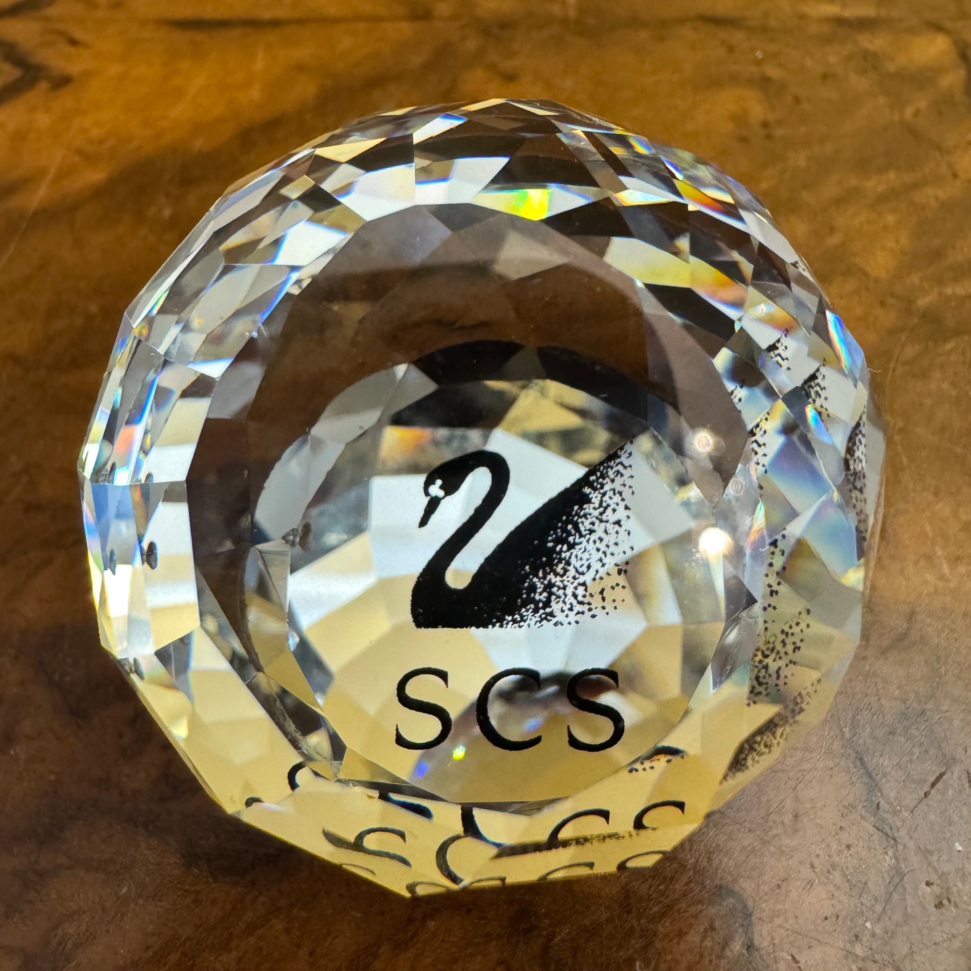Swarovski Crystal SCS Paperweight