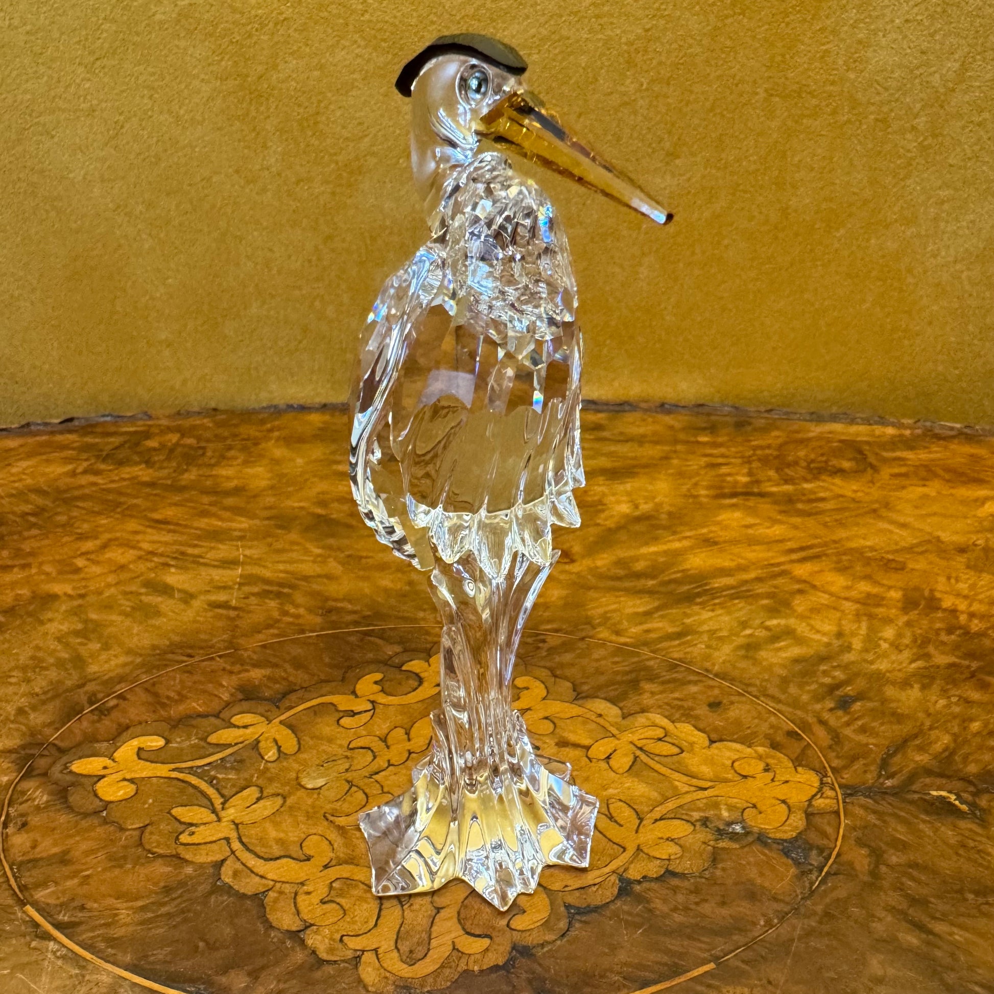 Swarovski Crystal Silver Heron 