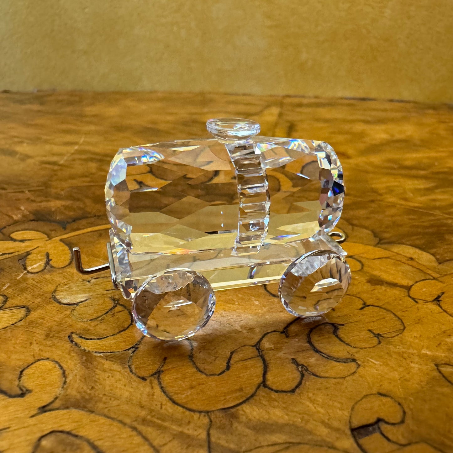 Swarovski Crystal Tank Wagon Train 