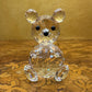 Swarovski Crystal Teddy Bear Figurine Ornament 