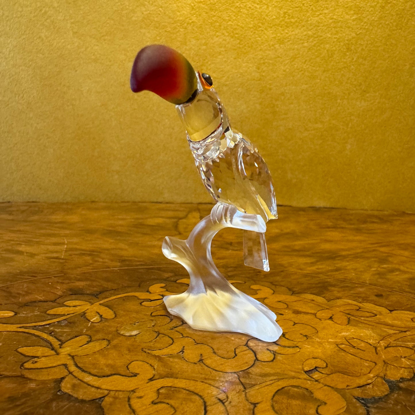 Swarovski Crystal Toucan On Branch 