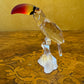 Swarovski Crystal Toucan On Branch Figurine 