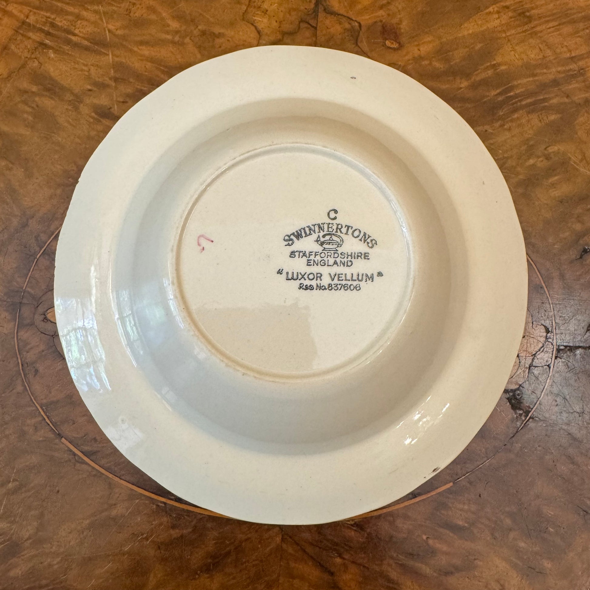 Swinnertons Staffordshire Luxor Vellum Bowl