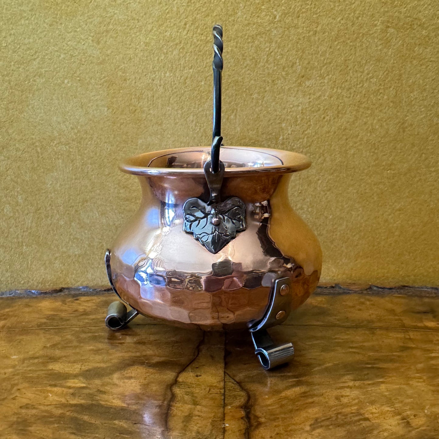 Swiss Copper Small Cauldron Pot 