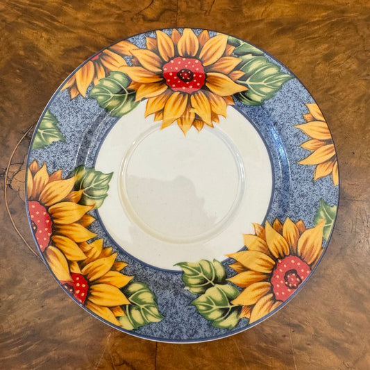 Symphony Sunflower Ceramic Saucer 