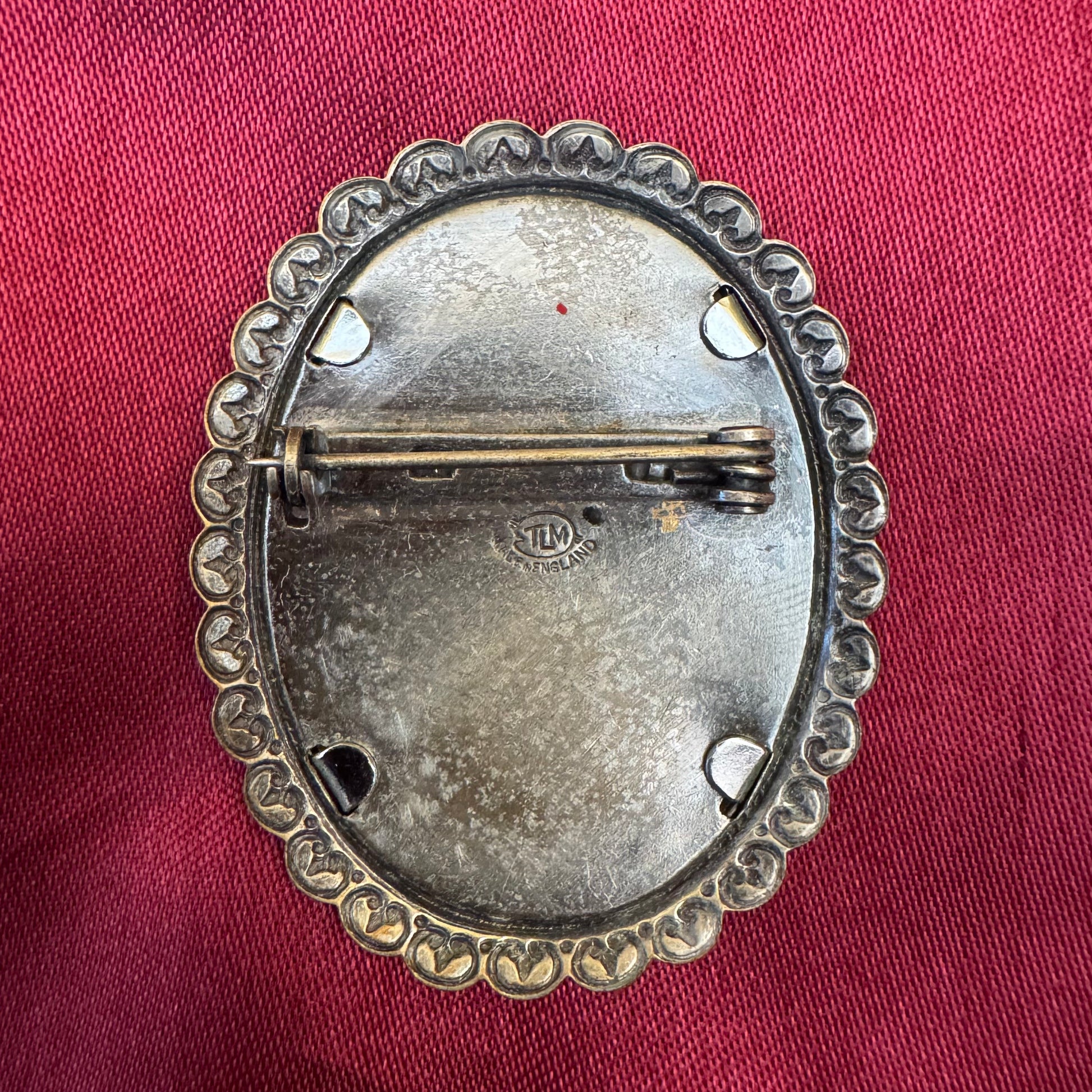 TL Mott 1950s Rose Design Brooch 