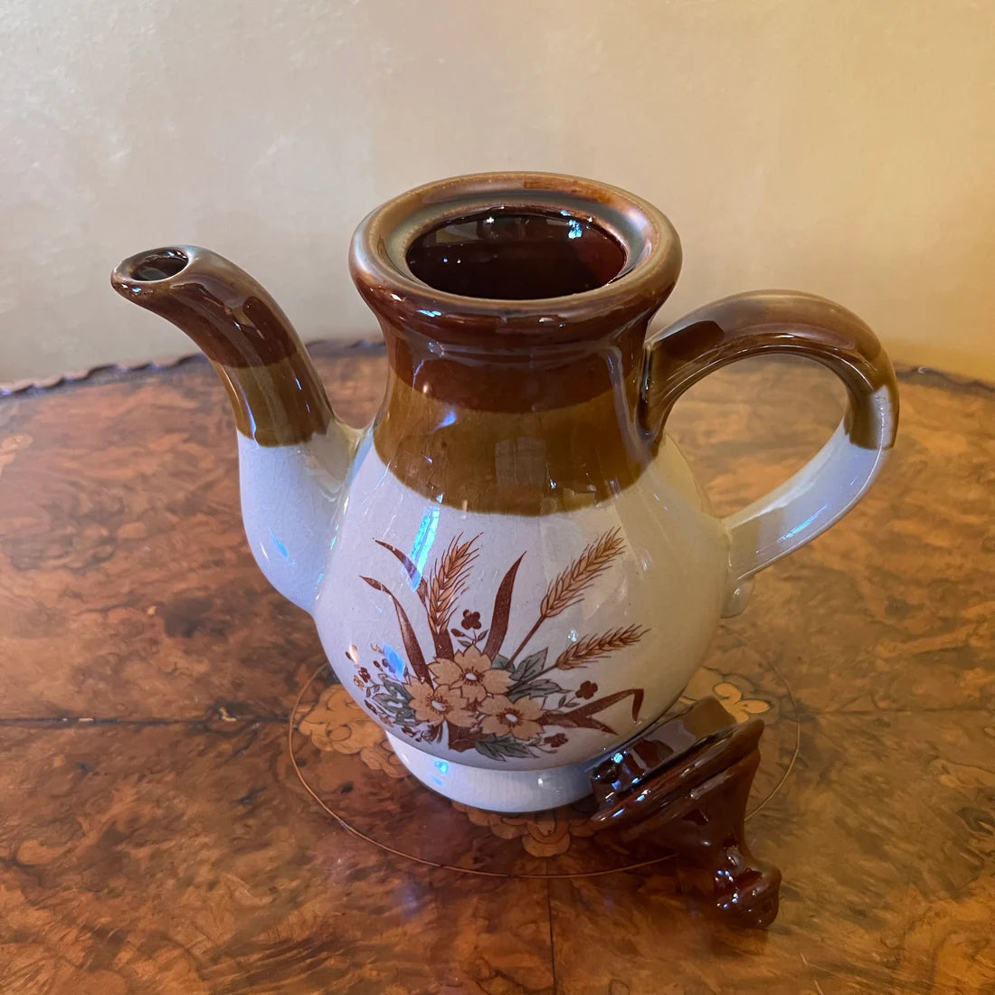 Vintage Taiwan Ceramic Teapot