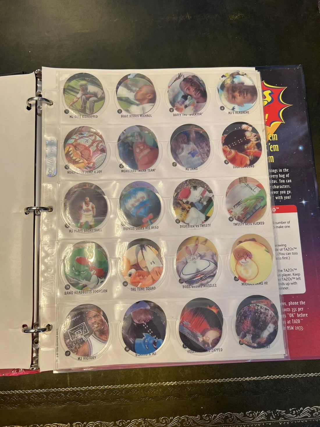 Tazo Space Jam Collectors Book