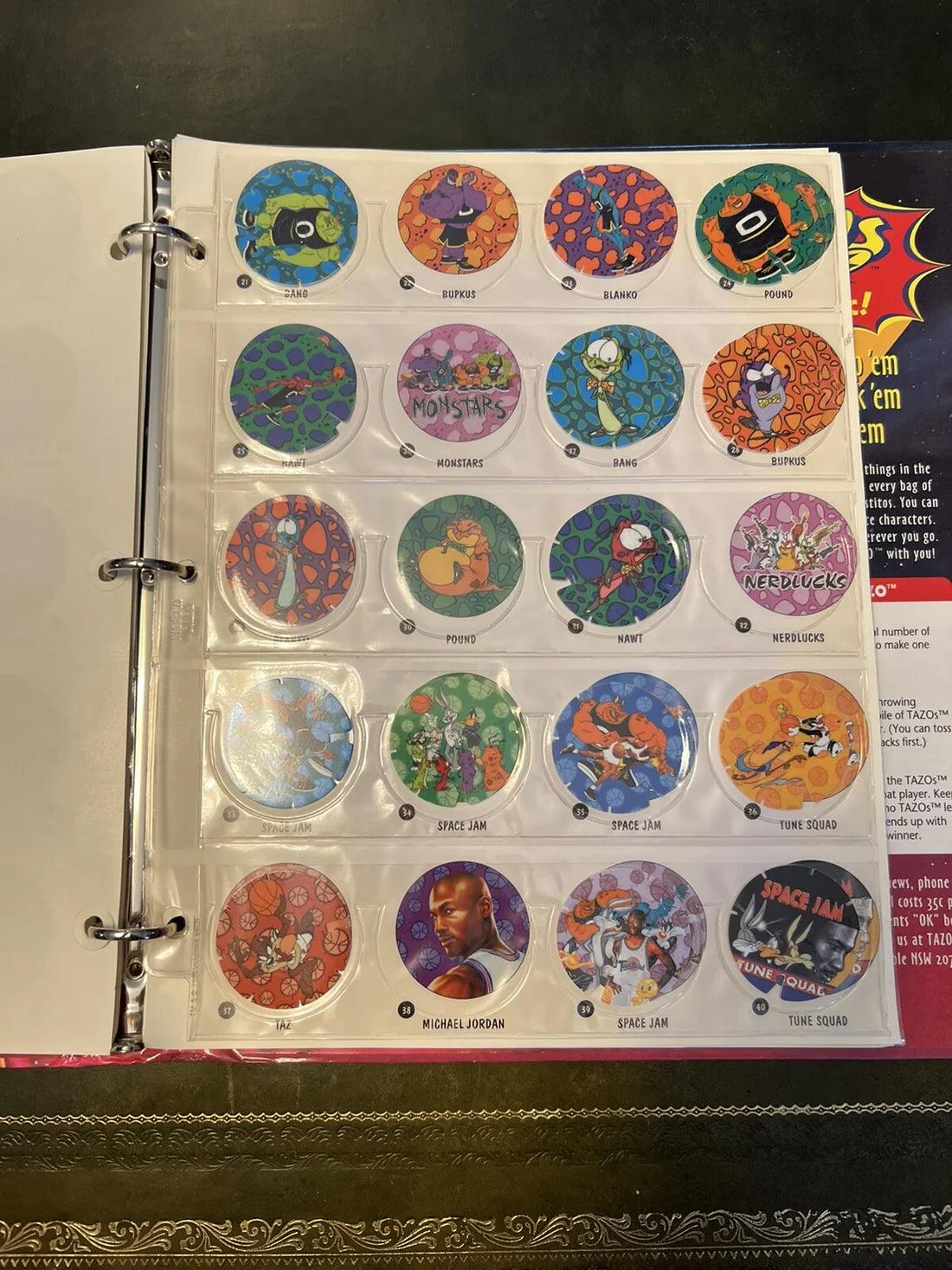 Tazo Space Jam Collectors Book