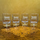 Teacher's Scotch Whisky Shot Glasses Set Of Four 