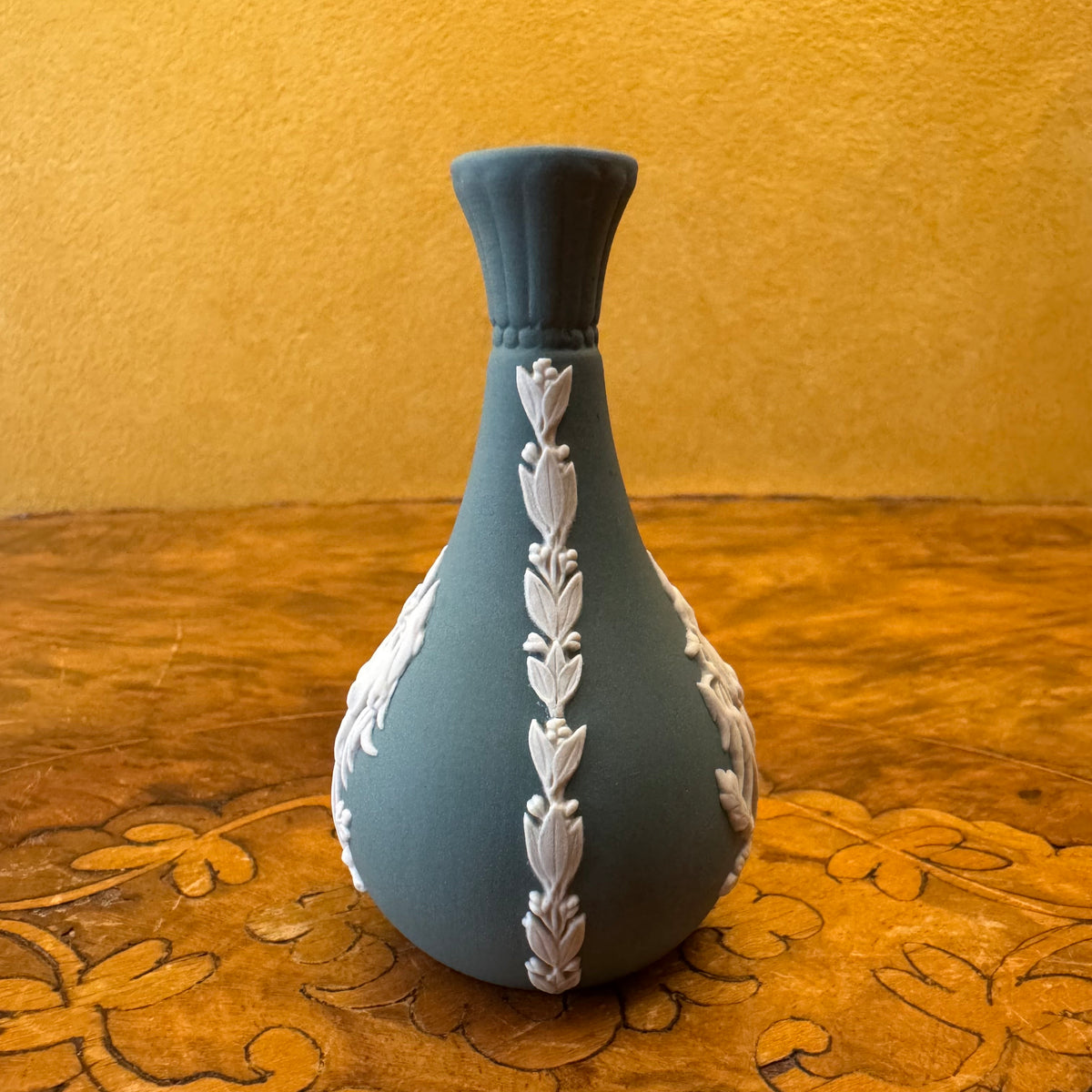 Teal Jasperware Desert Pea 