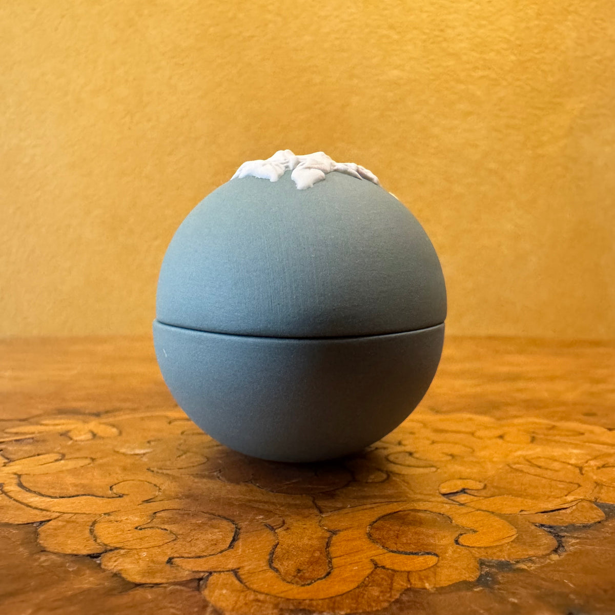 Teal Jasperware Sturt Desert Pea Egg Shaped