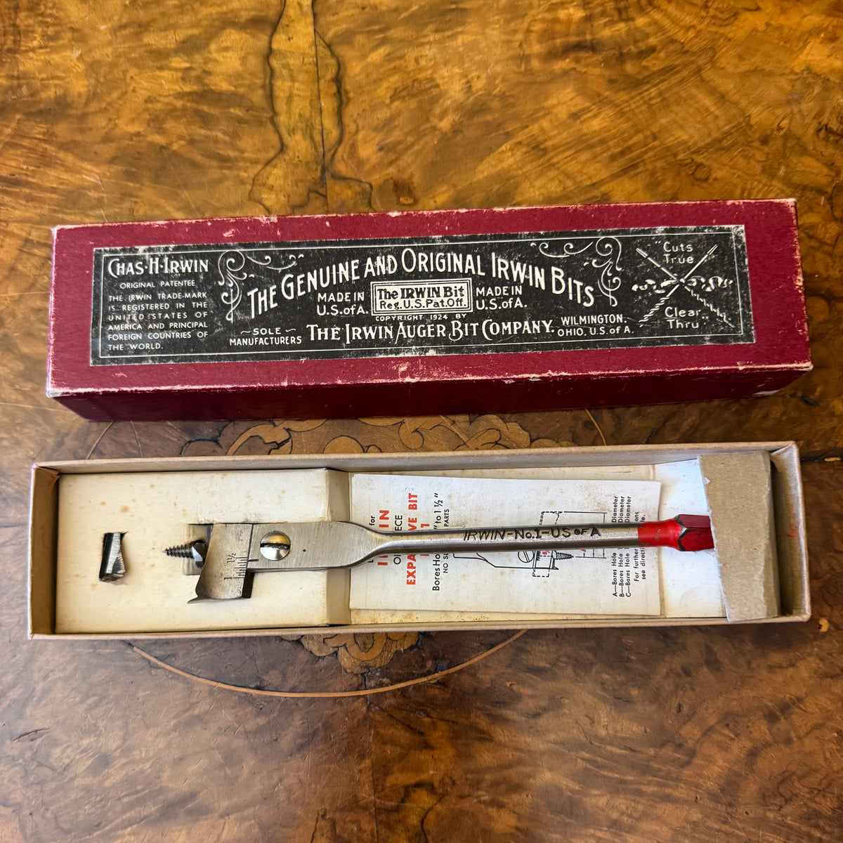 The Genuine & Original Irwin Bits No 1