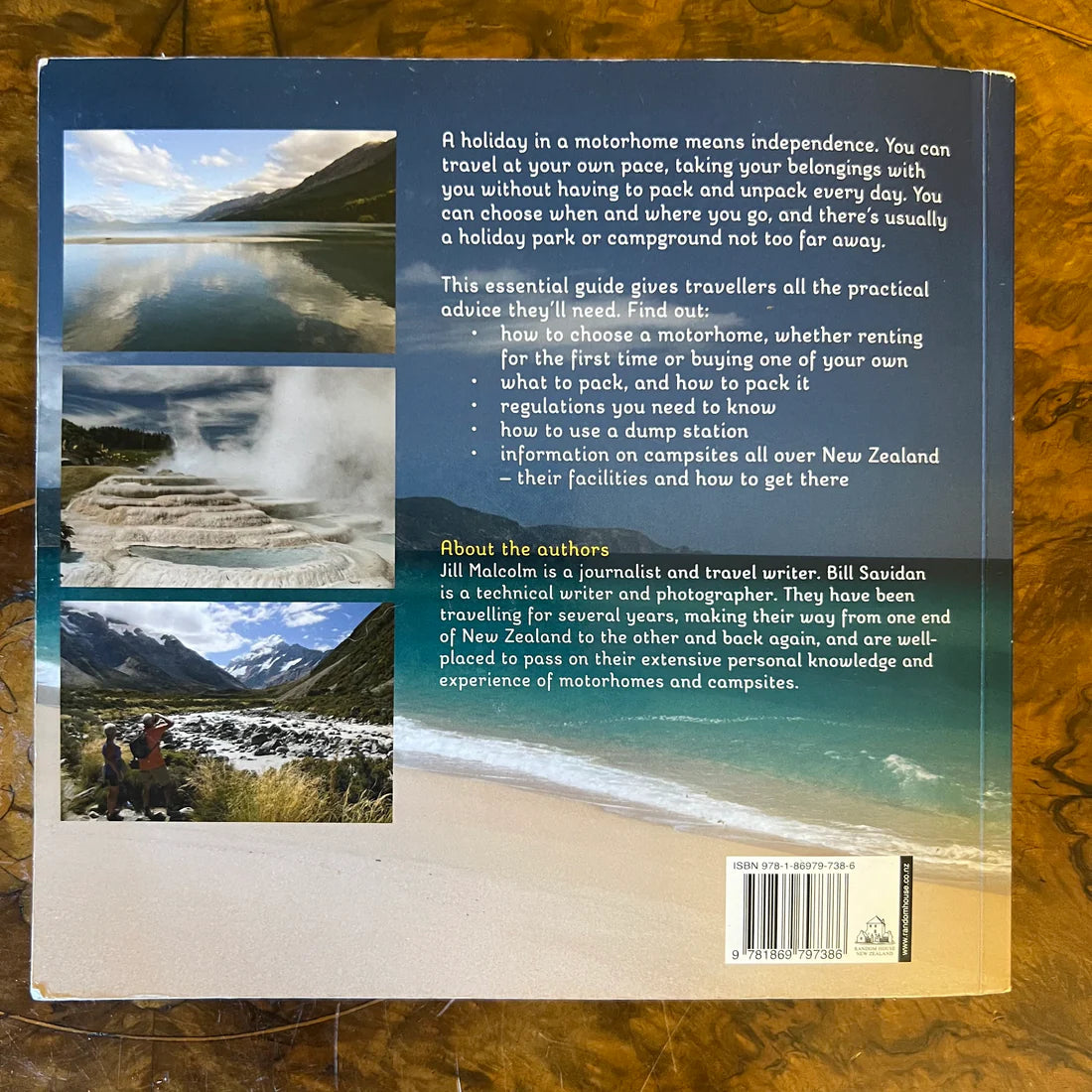 The Great Kiwi Motorhome Guide Paperback by Jill Malcolm and Bill Savidan