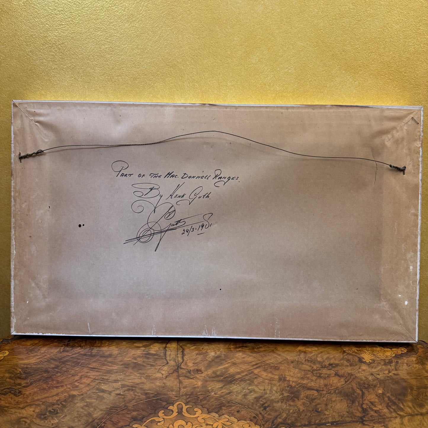 The Mac Donnell Ranges 1981 By Henk Guth 