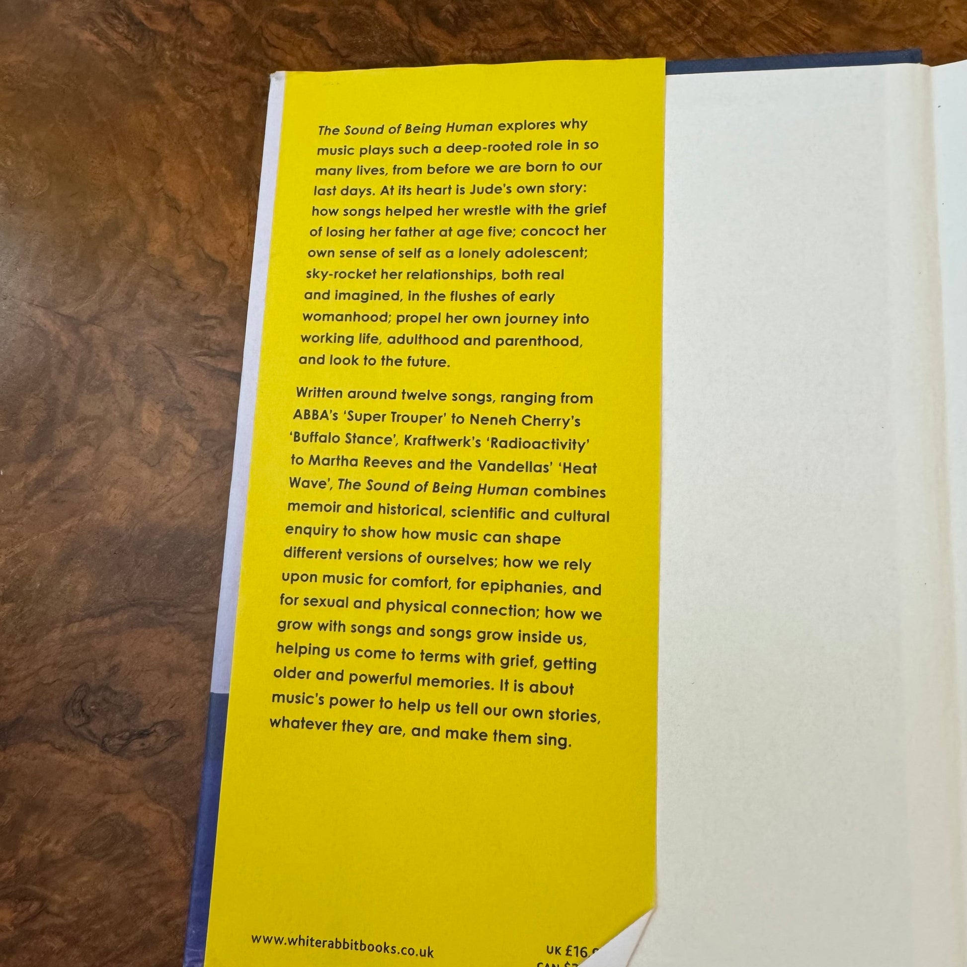 The Sound of Being Human: How Music Shapes Our Lives Hardcover 