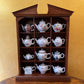 The Victoria & Albert Museum Franklin Mint 12 Tea Pots & Cabinet Set 