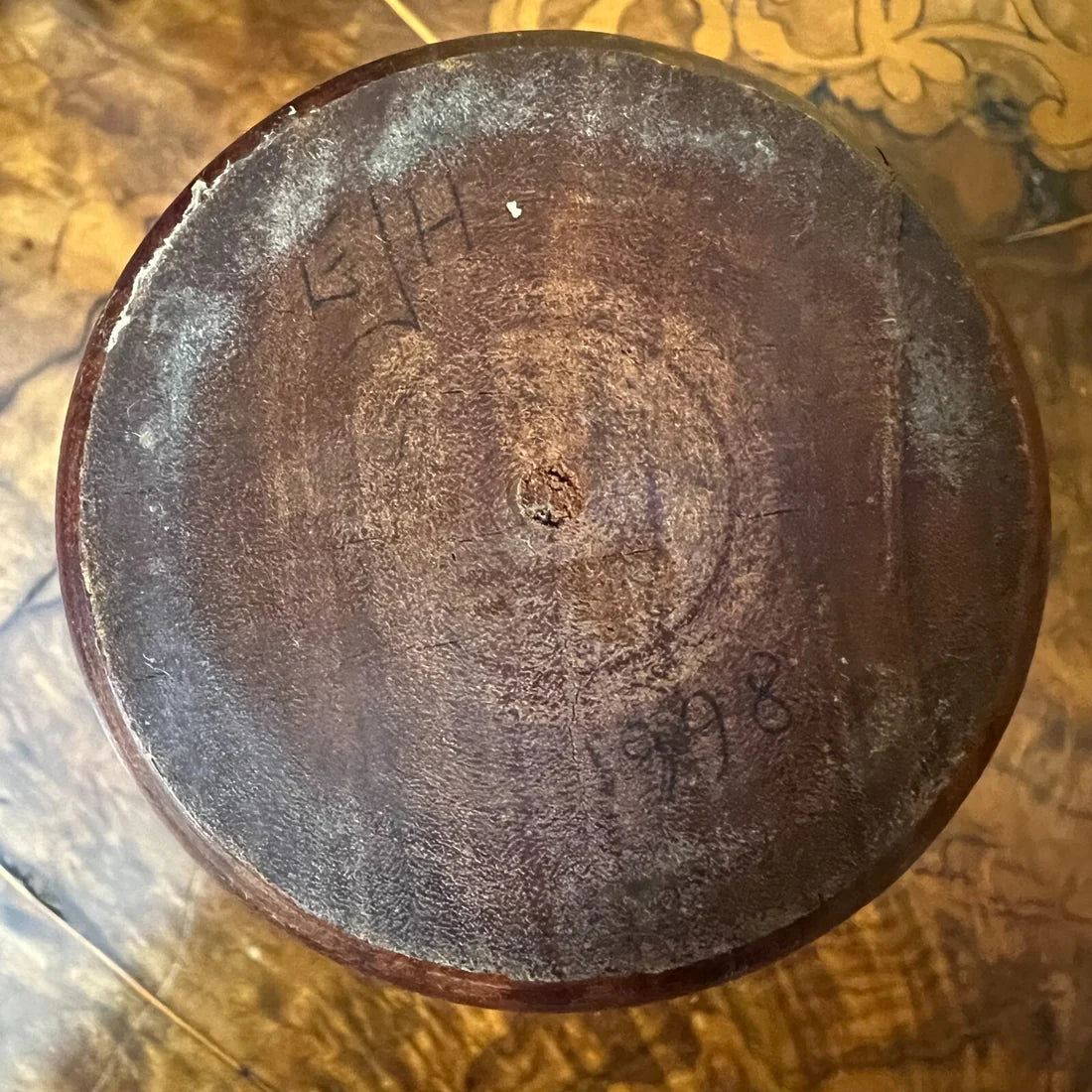 Three Hand Made Wooden Vase by EJH 1998