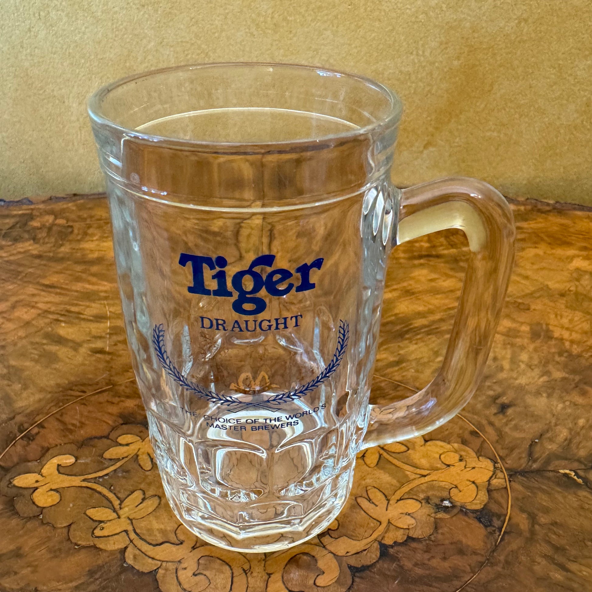 Tiger Draft Glass Beer 