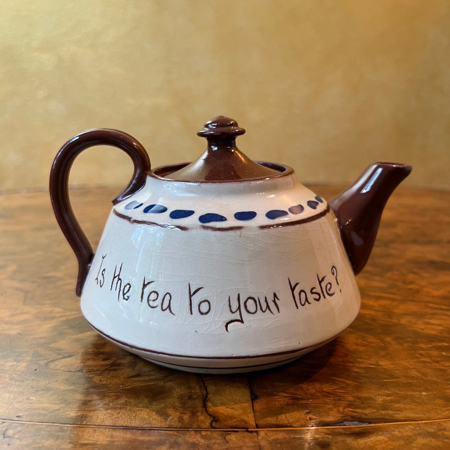 Torquay Motto Ware Tea Pot 