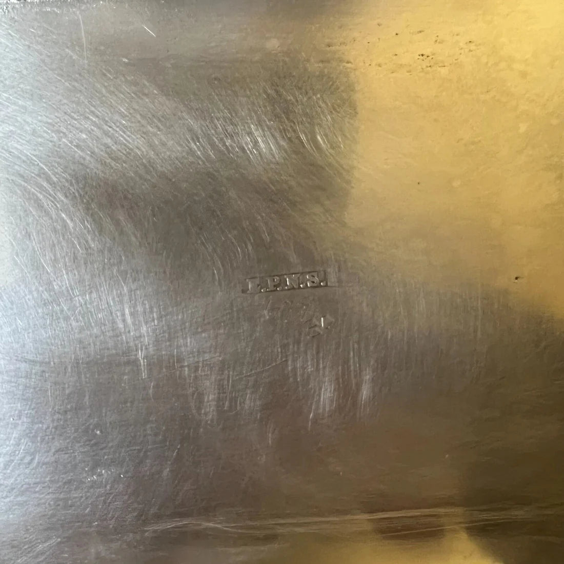 Vintage Silver Plated Tray Bowl With Handle