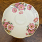 Trentham Royal Crown Pottery Floral Saucer 