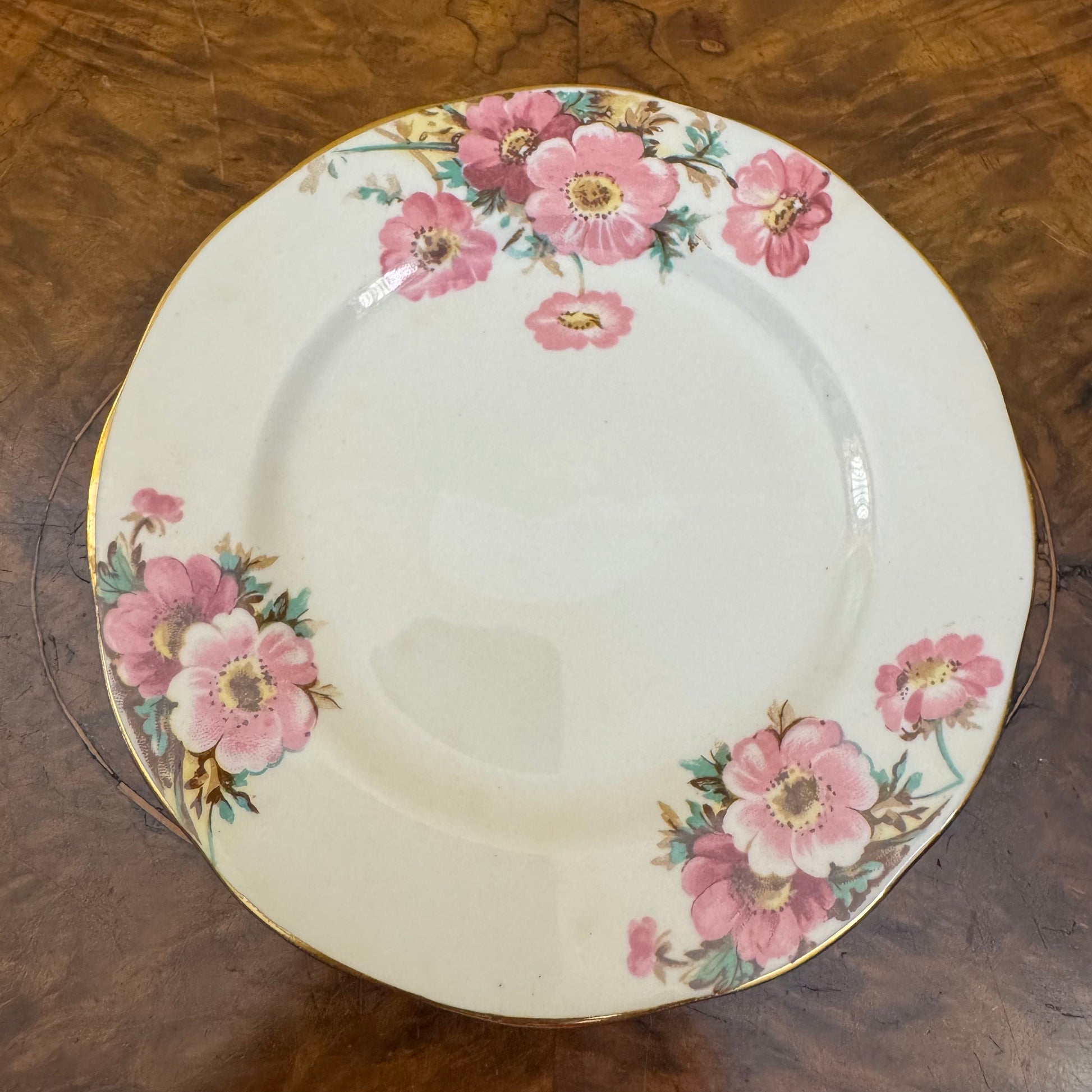 Trentham Royal Crown Pottery Floral Side Plate 