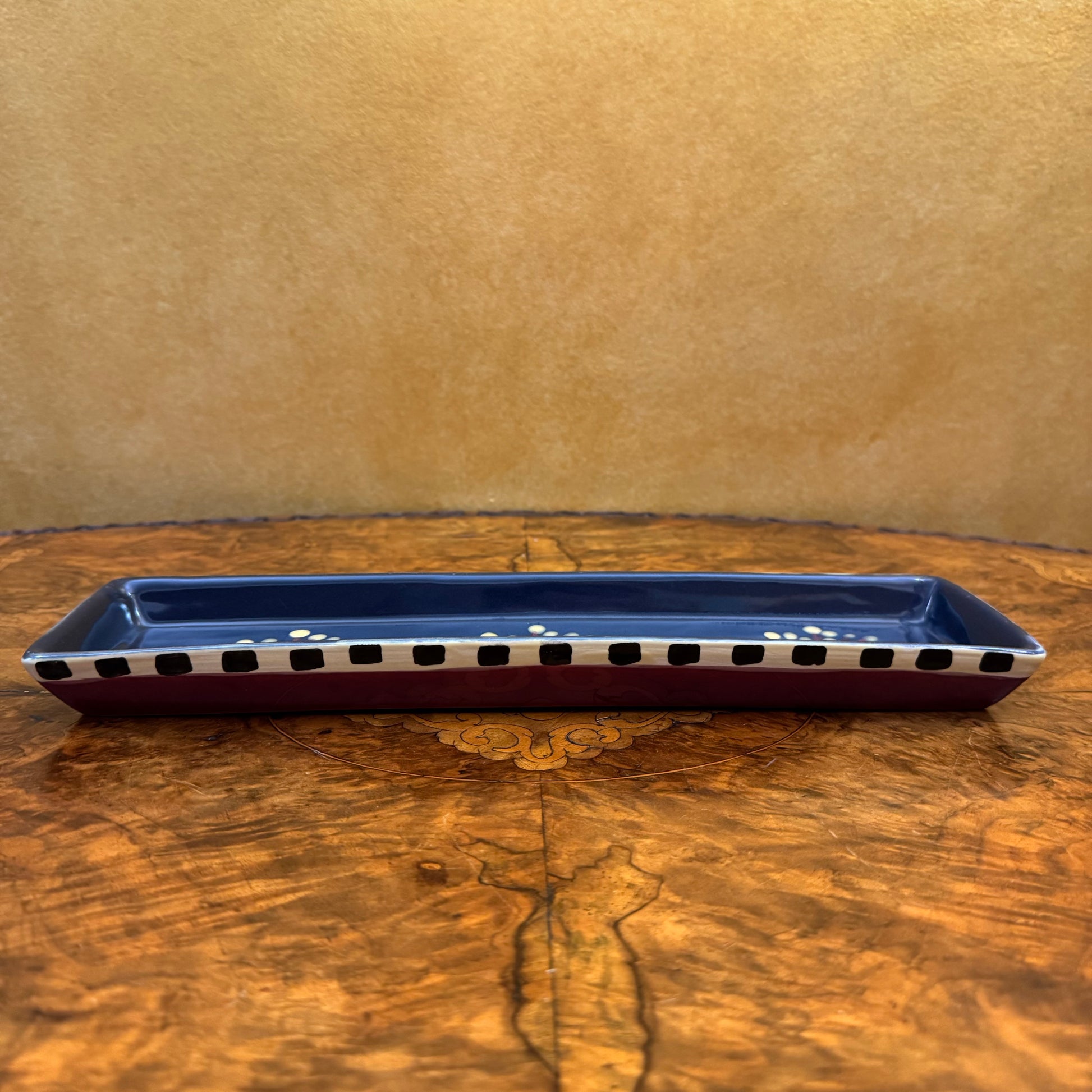 Trilogy Essence Stoneware Tree Print Dish 