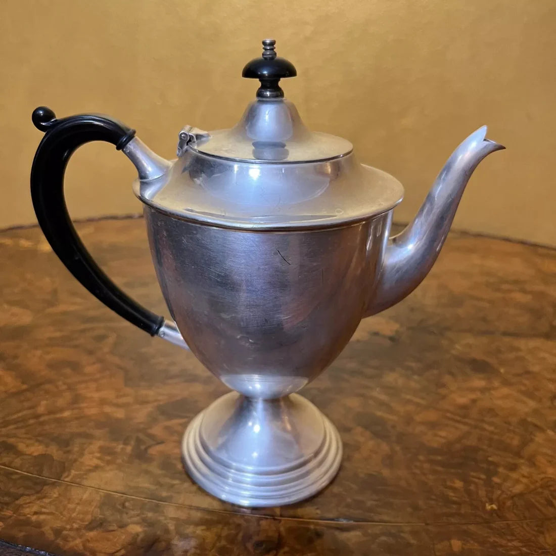 Triple Plate Luke Paramount Silver Plated Tea Pot Set