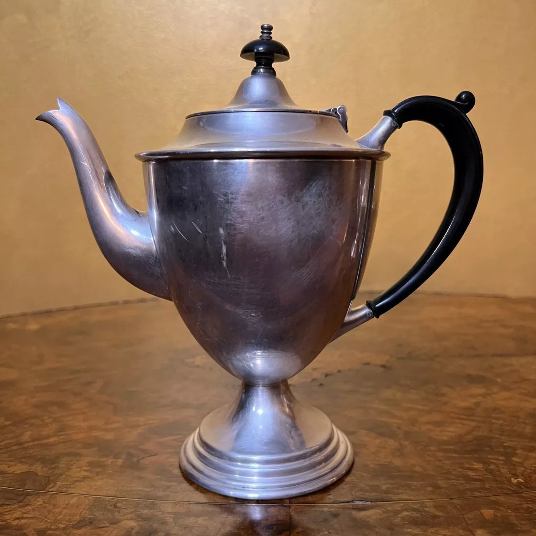 Triple Plate Luke Paramount Silver Plated Tea Pot Set