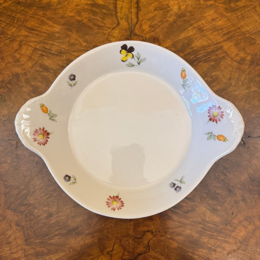 Trisa Fine Porcelain Serving Plate Floral Pattern