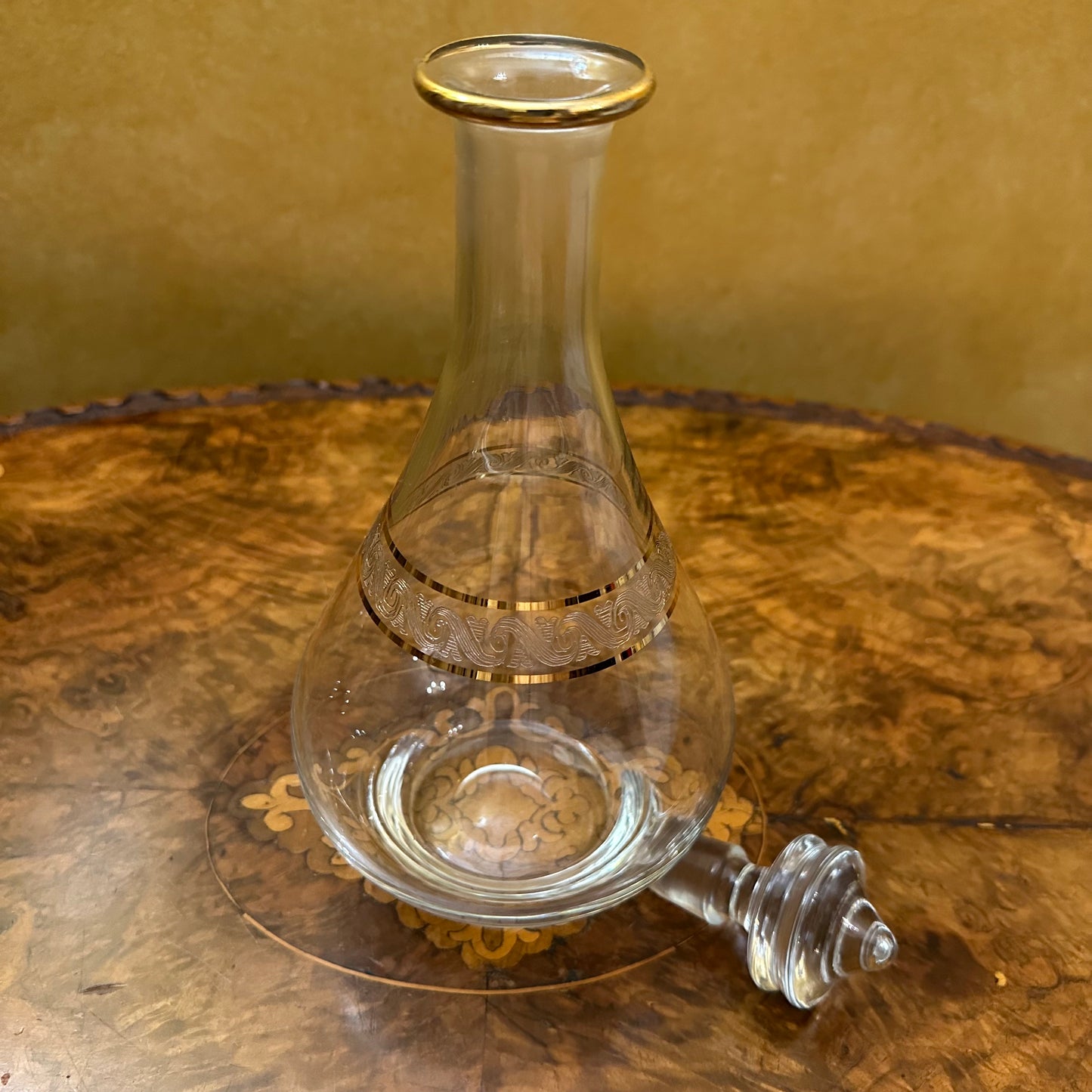 Tulip Gold Decanter 