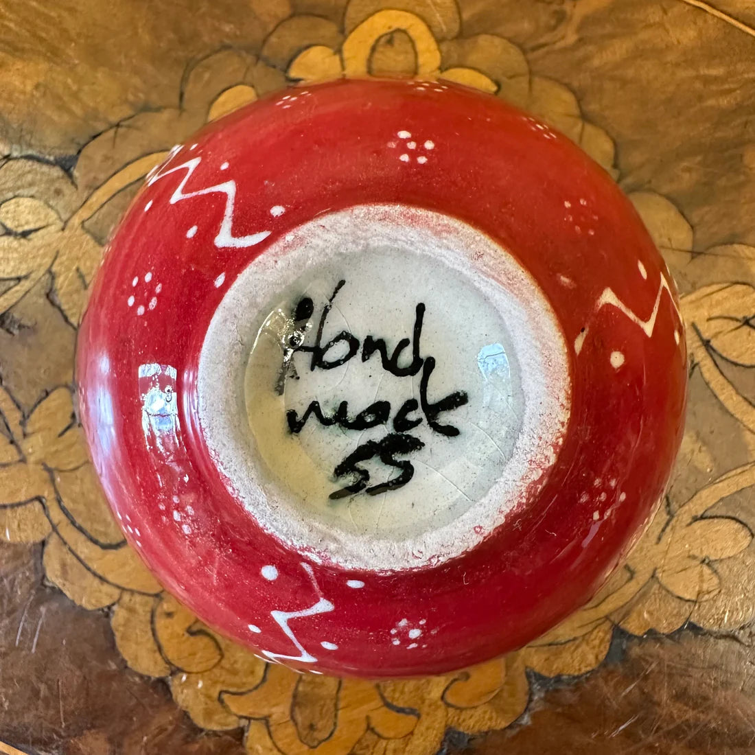 Turkish Pottery Hand Made Colourful Extra Small Bowl